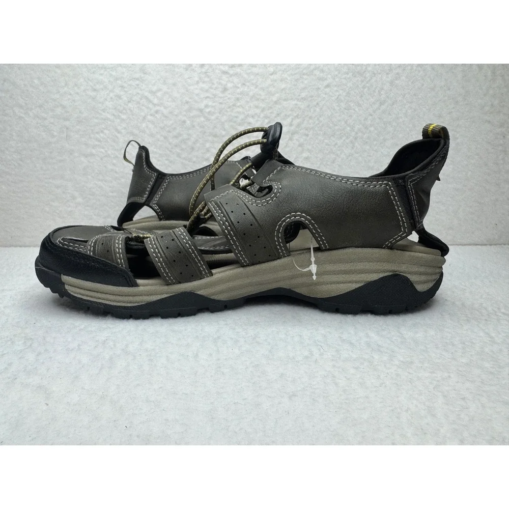 Ozark Trail Men's Sport Sandals OT23GN01 Size 7 Grey Hiking Water Shoes
